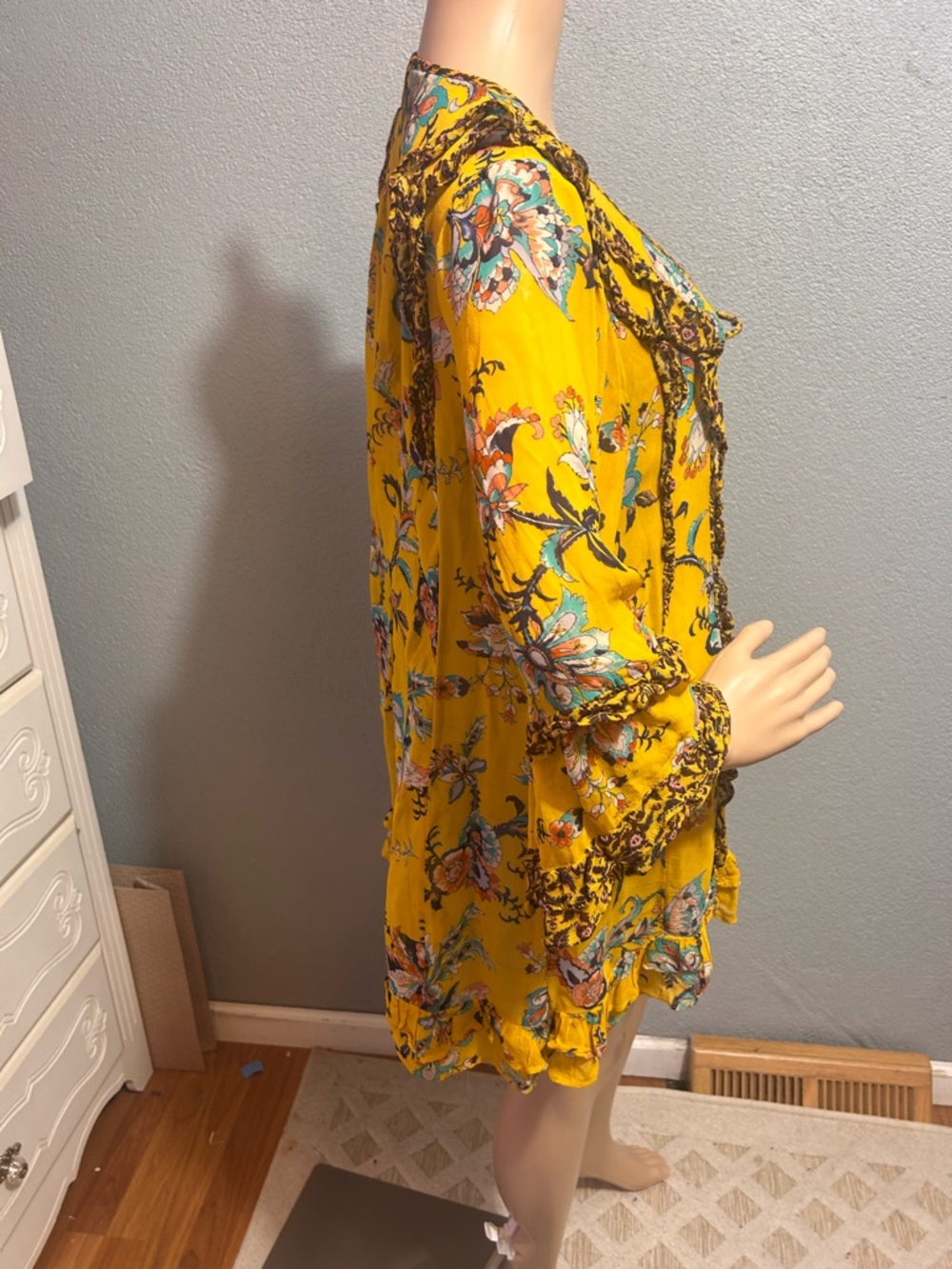 Anthropologie sheer tunic dress size medium - Picture 5 of 11